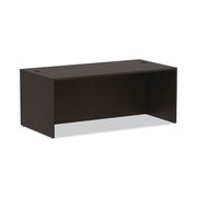 Alera Straight Front Desk, 35-1/2" D, 71" W, 29-1/2" H, Espresso, Textured Woodgrain Laminate VA217236ES